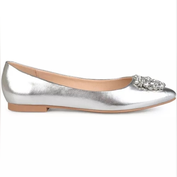 Journee Collection Women's Renzo Jeweled Flats - Size 10 - NIB - Picture 2 of 8